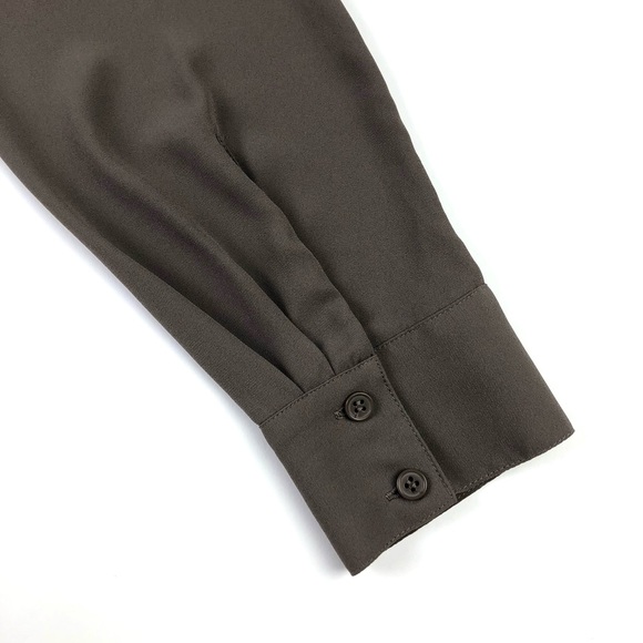 BCBGMAXAZRIA Dianna Open Back Button Down Blouse - Picture 11 of 11